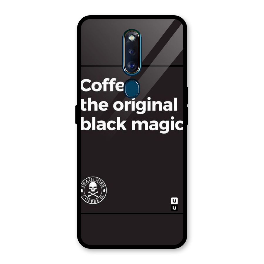 Original Black Magic Glass Back Case for Oppo F11 Pro