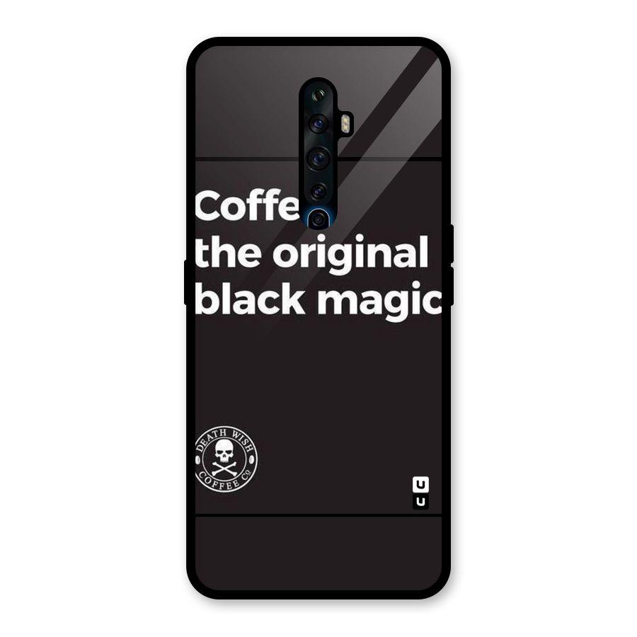 Original Black Magic Glass Back Case for Oppo Reno2 F