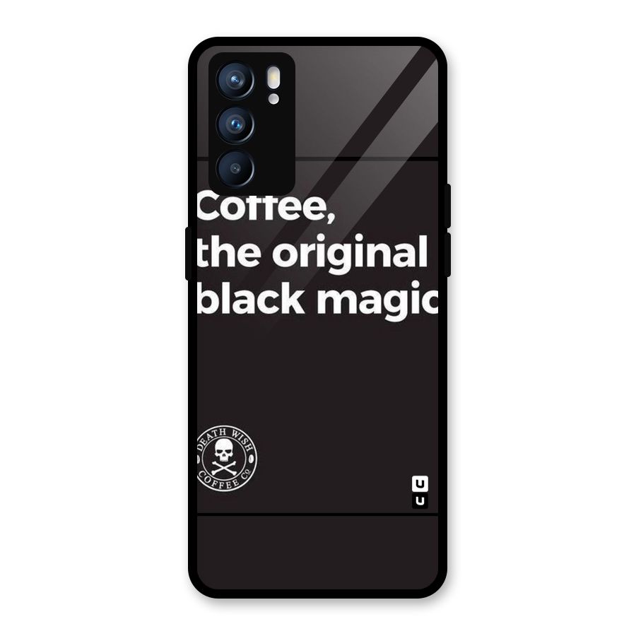 Original Black Magic Glass Back Case for Oppo Reno6 5G