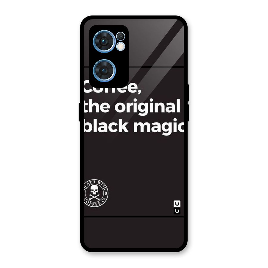 Original Black Magic Glass Back Case for Oppo Reno7 5G