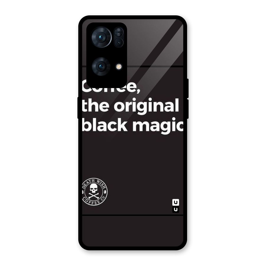 Original Black Magic Glass Back Case for Oppo Reno7 Pro 5G