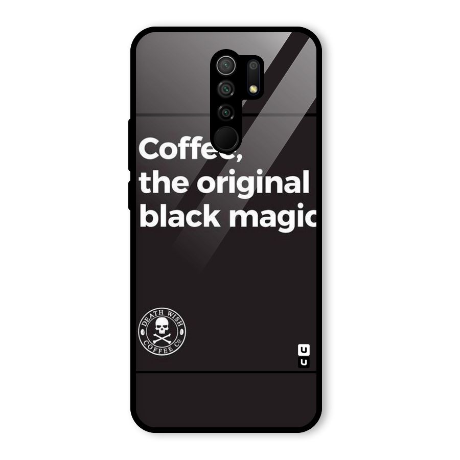 Original Black Magic Glass Back Case for Poco M2