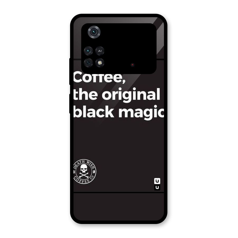 Original Black Magic Glass Back Case for Poco M4 Pro 4G