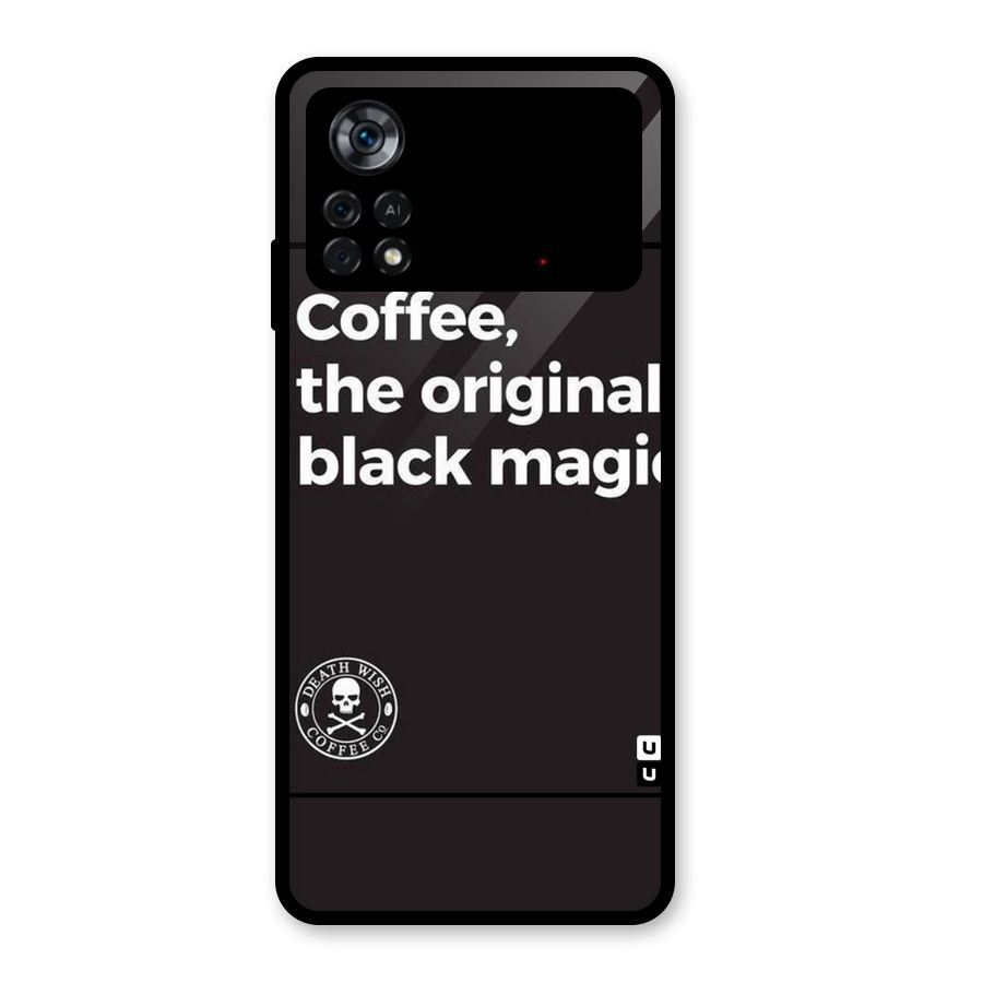 Original Black Magic Glass Back Case for Poco X4 Pro 5G