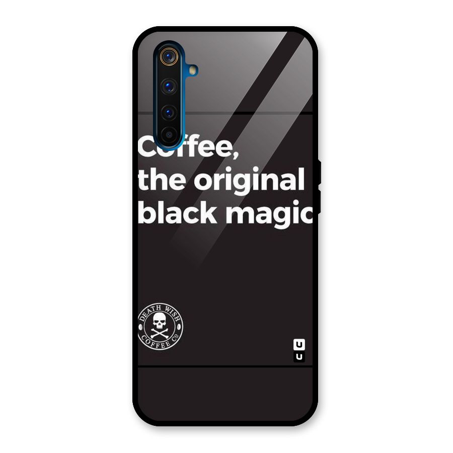 Original Black Magic Glass Back Case for Realme 6 Pro