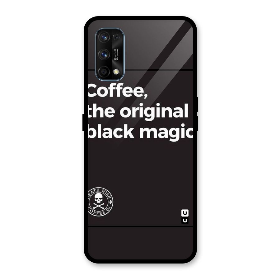 Original Black Magic Glass Back Case for Realme 7 Pro
