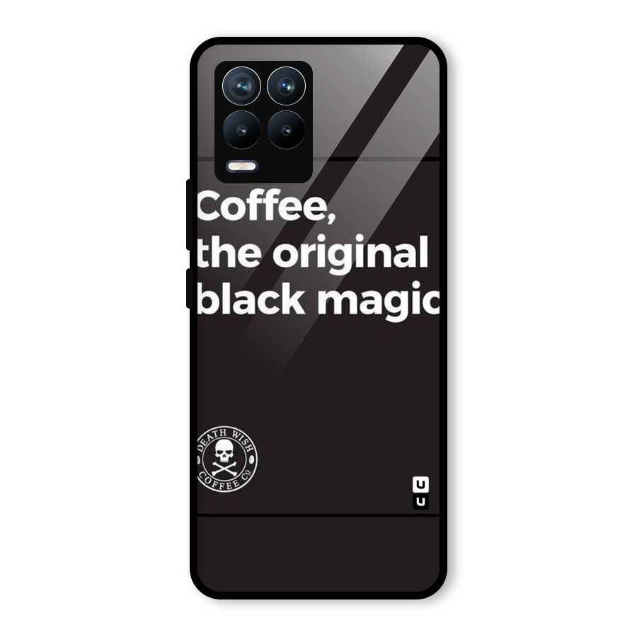 Original Black Magic Glass Back Case for Realme 8 Pro