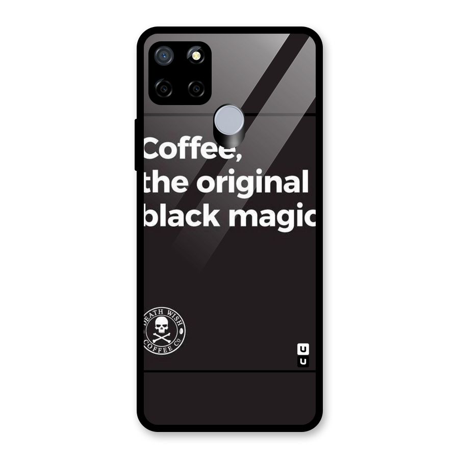 Original Black Magic Glass Back Case for Realme C12