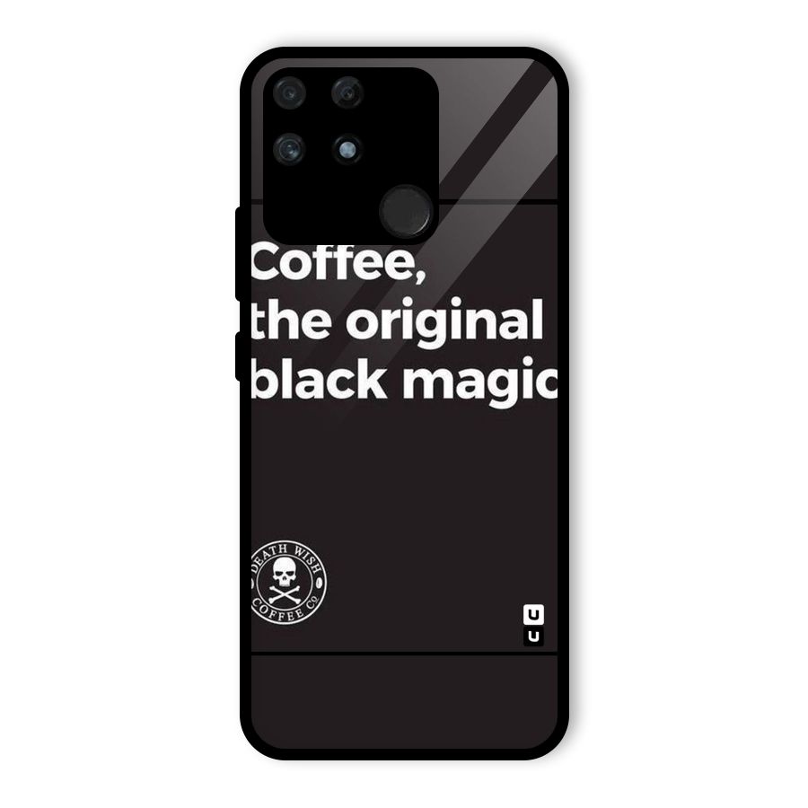 Original Black Magic Glass Back Case for Realme Narzo 50A