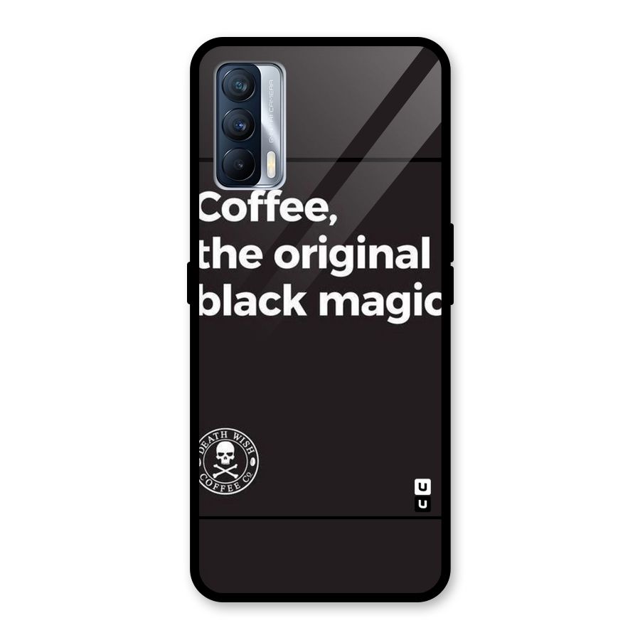 Original Black Magic Glass Back Case for Realme X7