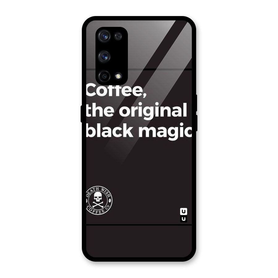 Original Black Magic Glass Back Case for Realme X7 Pro
