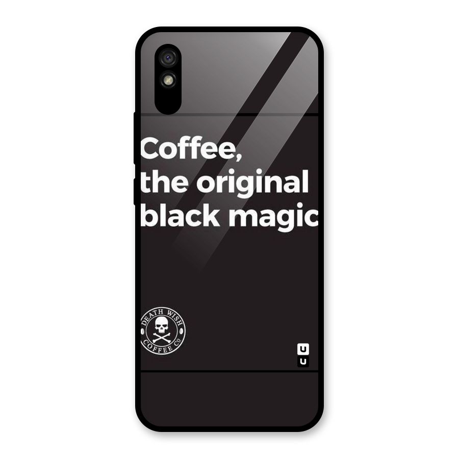 Original Black Magic Glass Back Case for Redmi 9i