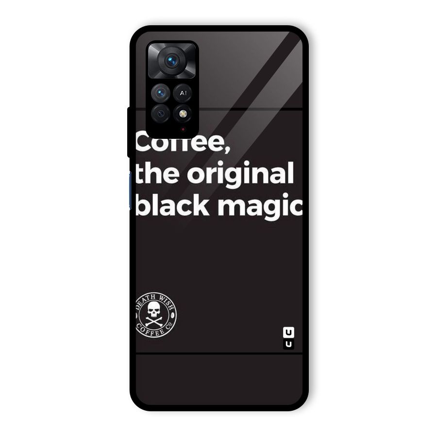 Original Black Magic Glass Back Case for Redmi Note 11 Pro
