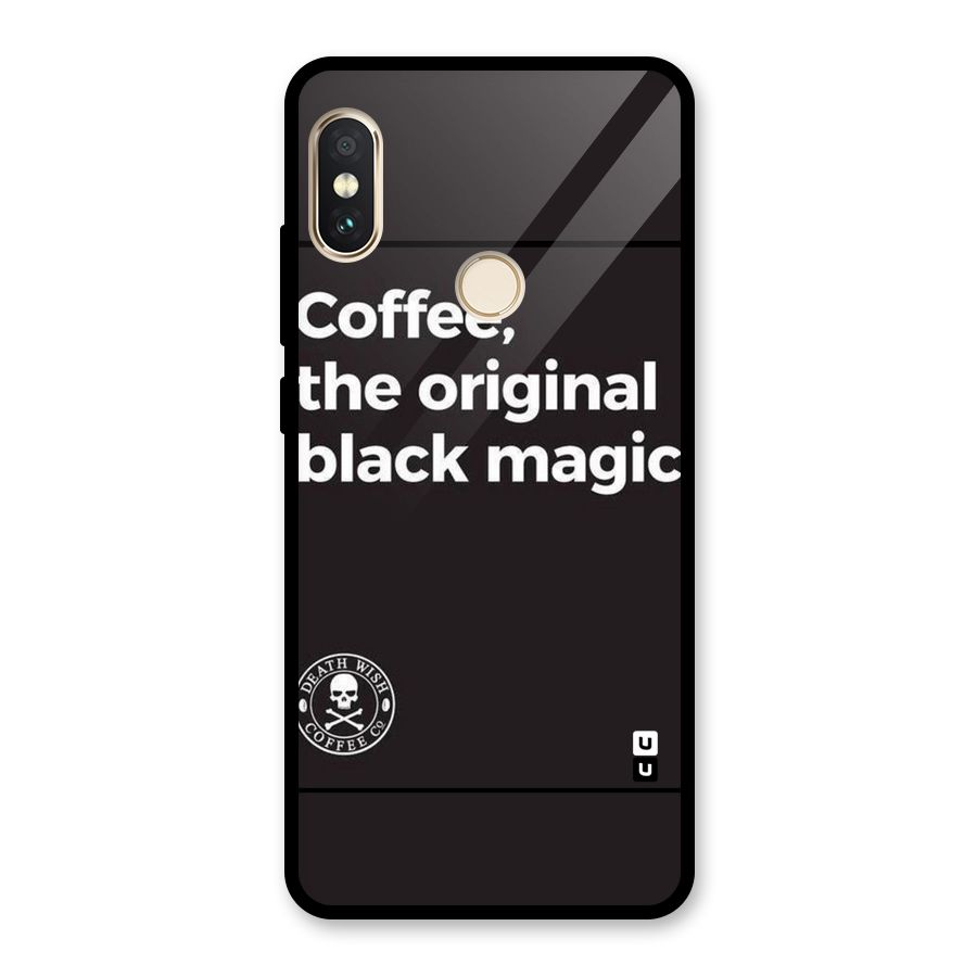 Original Black Magic Glass Back Case for Redmi Note 5 Pro