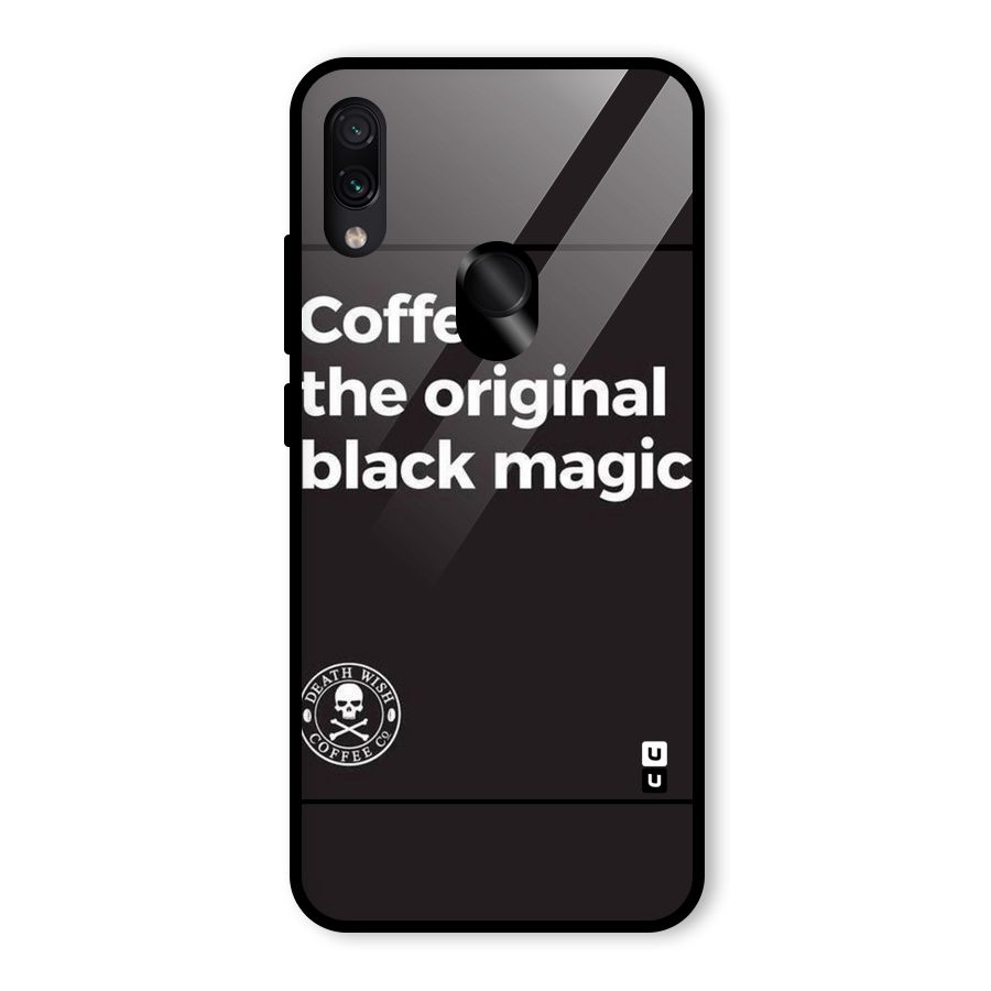 Original Black Magic Glass Back Case for Redmi Note 7 Pro