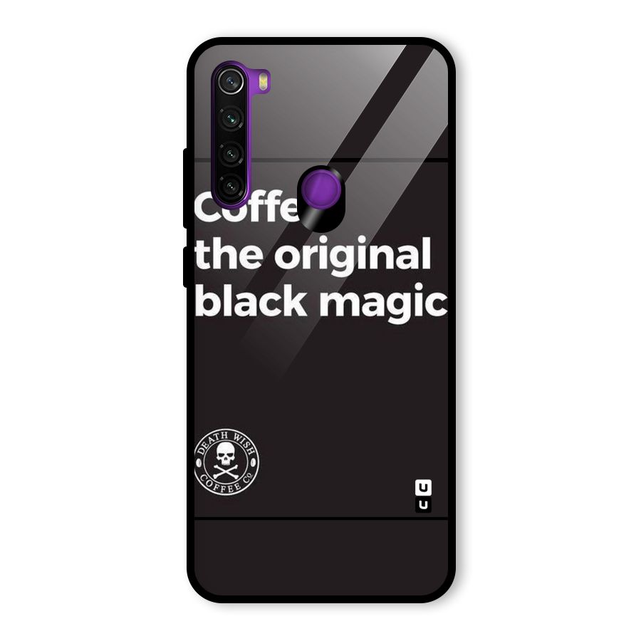 Original Black Magic Glass Back Case for Redmi Note 8