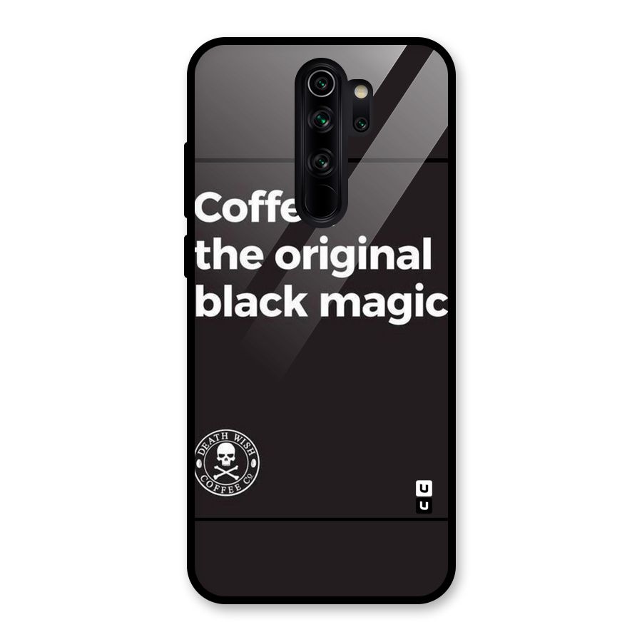 Original Black Magic Glass Back Case for Redmi Note 8 Pro