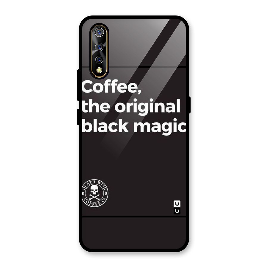 Original Black Magic Glass Back Case for Vivo S1