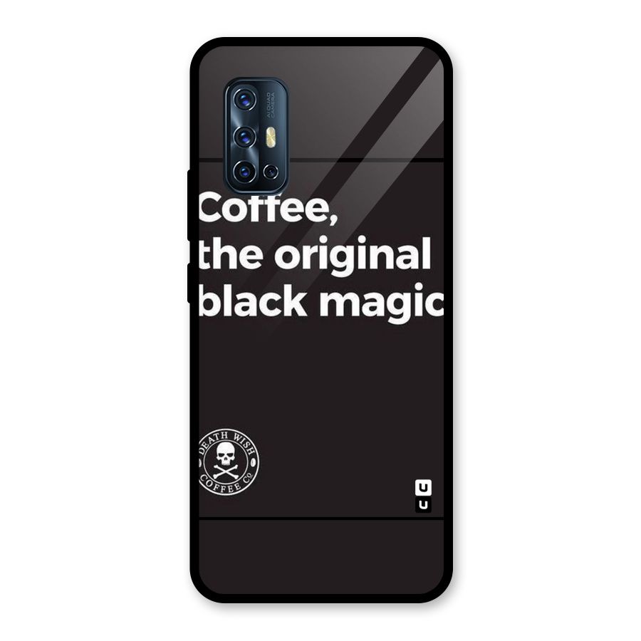 Original Black Magic Glass Back Case for Vivo V17