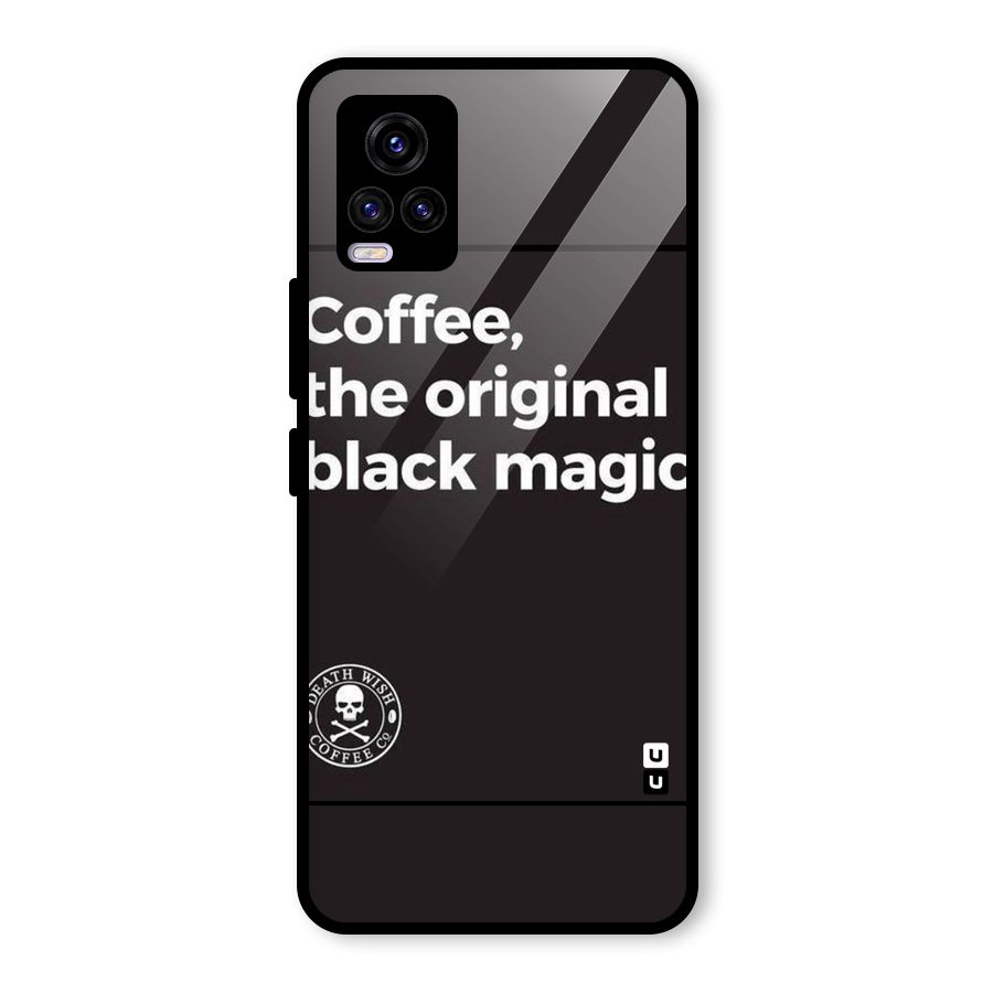 Original Black Magic Glass Back Case for Vivo V20