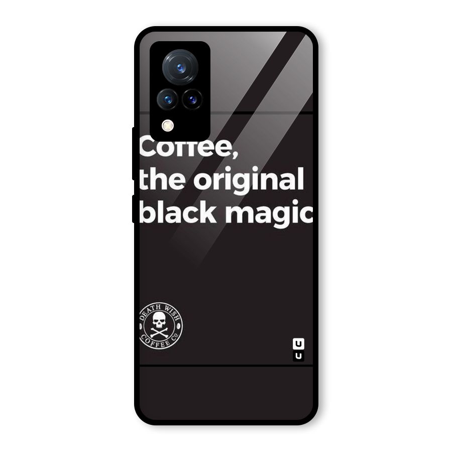 Original Black Magic Glass Back Case for Vivo V21 5G
