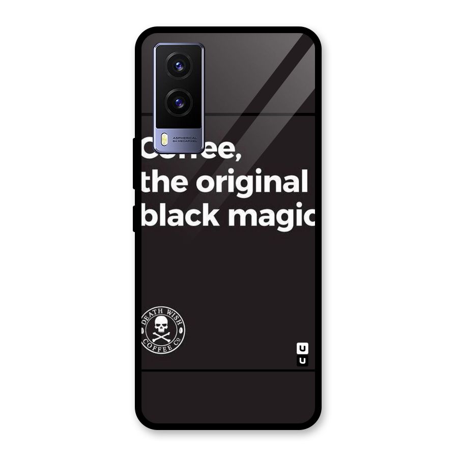 Original Black Magic Glass Back Case for Vivo V21e 5G