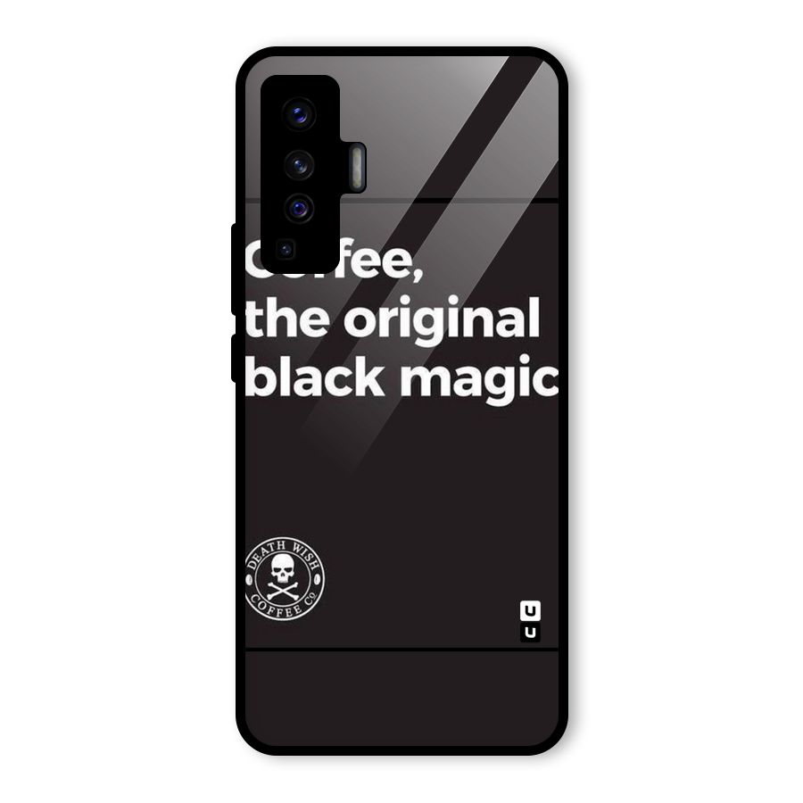 Original Black Magic Glass Back Case for Vivo X50