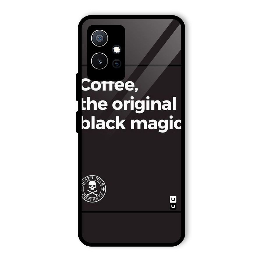 Original Black Magic Glass Back Case for Vivo Y75 5G