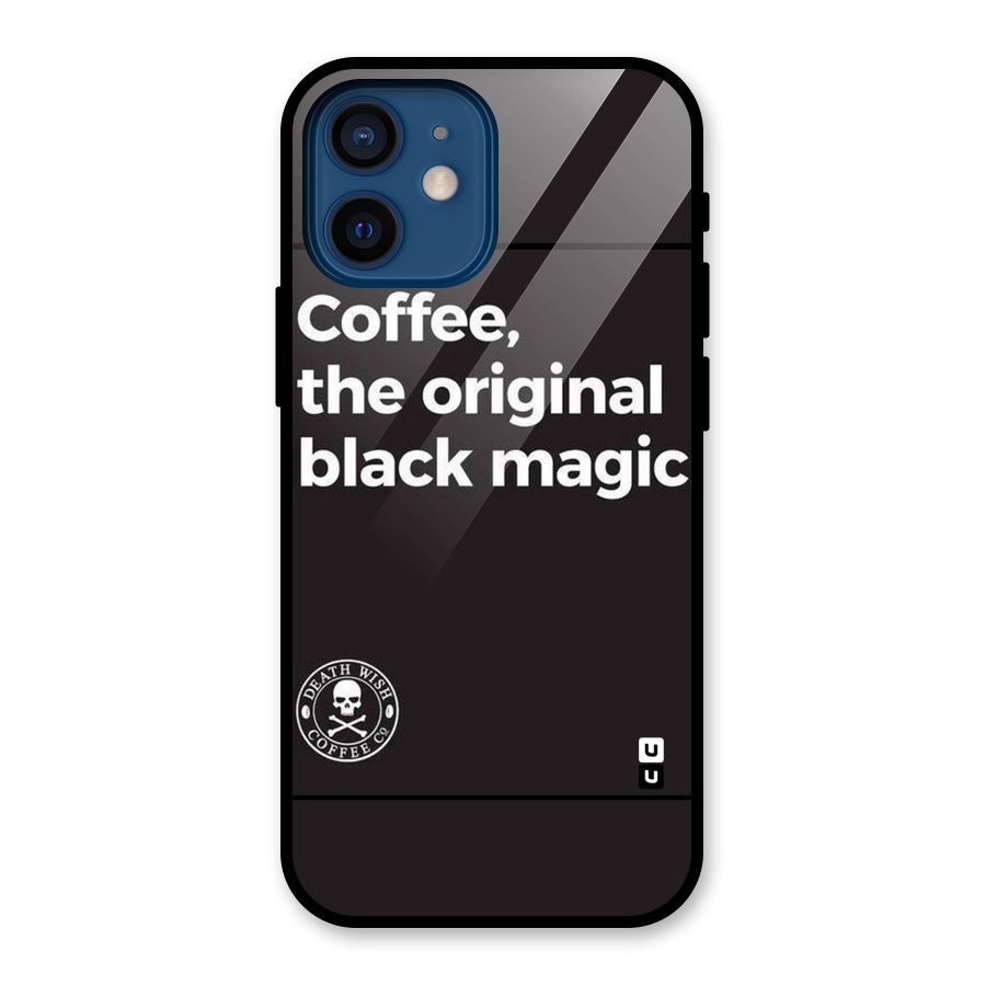Original Black Magic Glass Back Case for iPhone 12 Mini