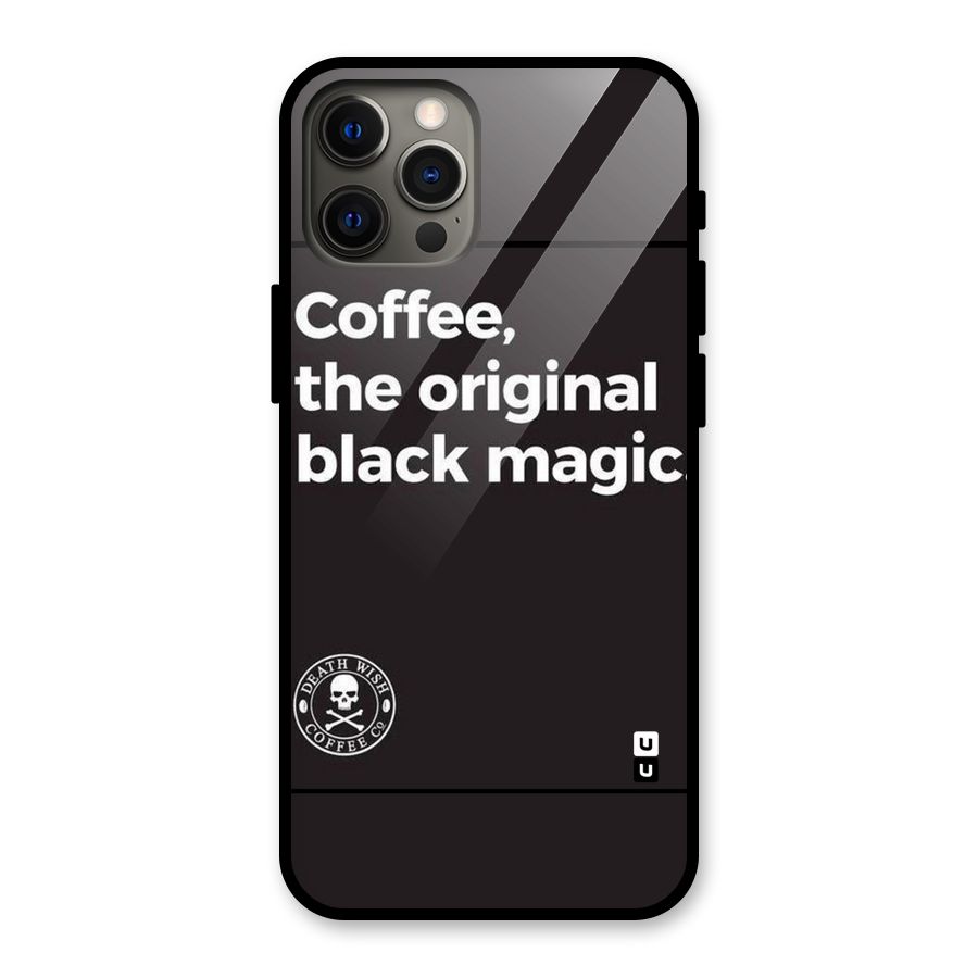Original Black Magic Glass Back Case for iPhone 12 Pro Max