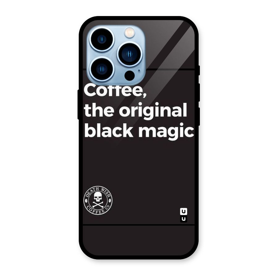 Original Black Magic Glass Back Case for iPhone 13 Pro