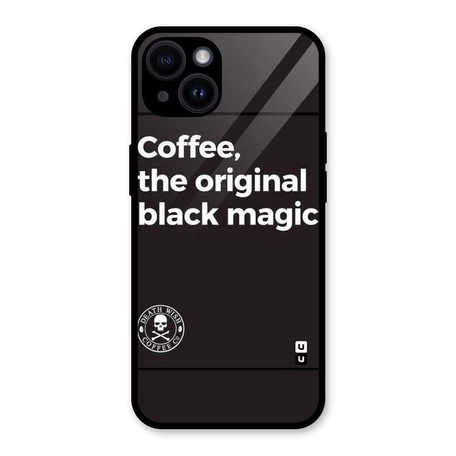 Original Black Magic Glass Back Case for iPhone 14