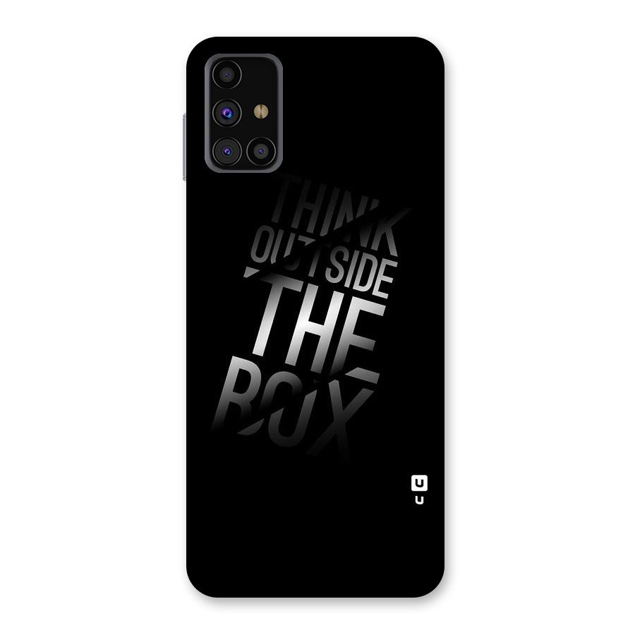 Outside The Box Back Case for Galaxy M31s