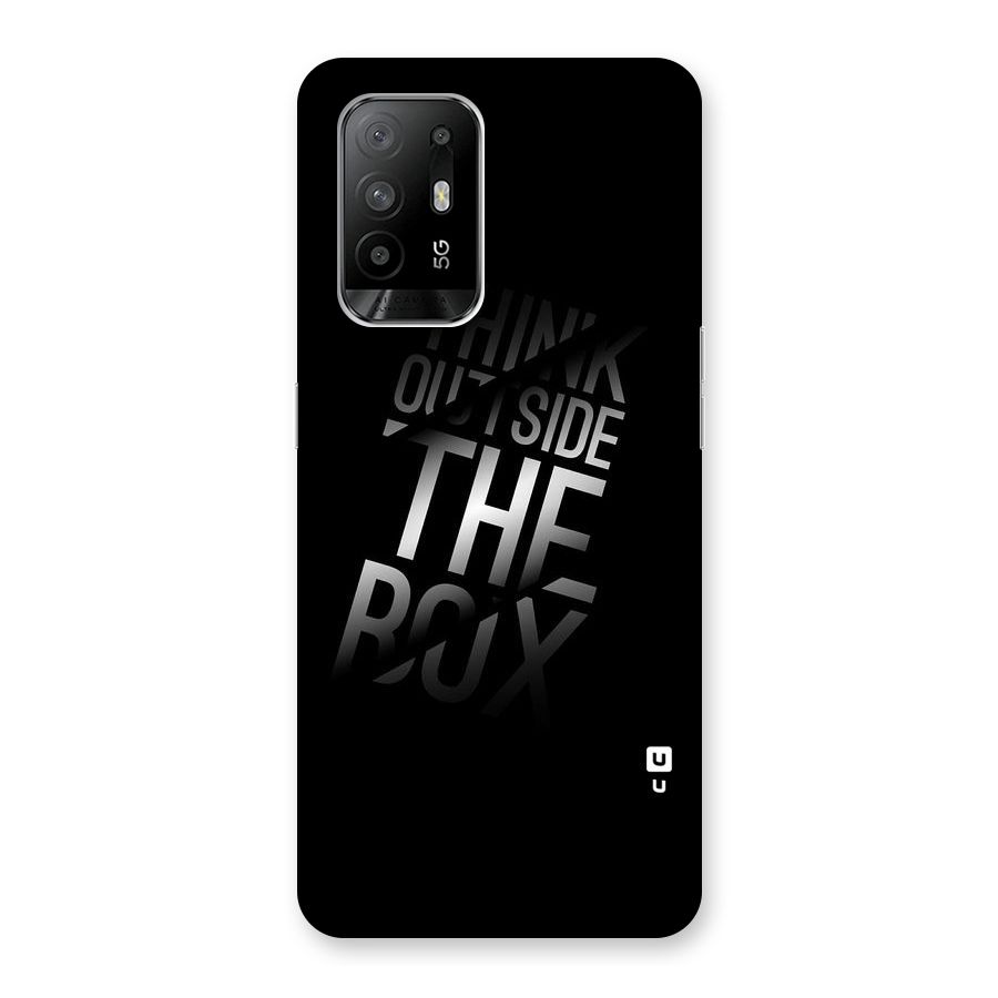 Outside The Box Back Case for Oppo F19 Pro Plus 5G