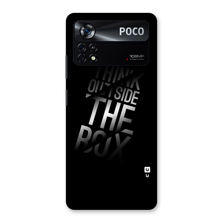 Outside The Box Back Case for Poco X4 Pro 5G