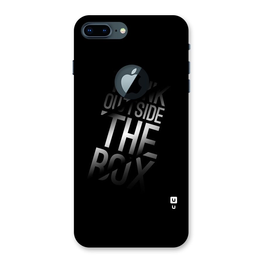 Outside The Box Back Case for iPhone 7 Plus Logo Cut