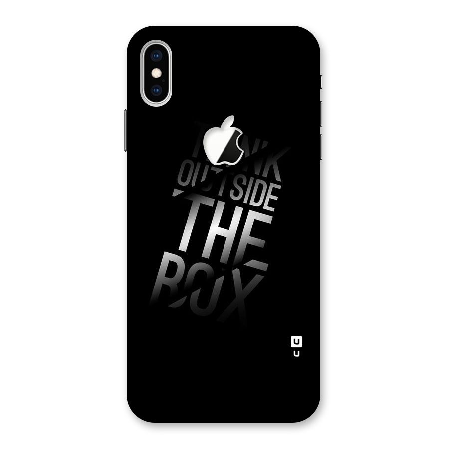 Outside The Box Back Case for iPhone XS Max Apple Cut
