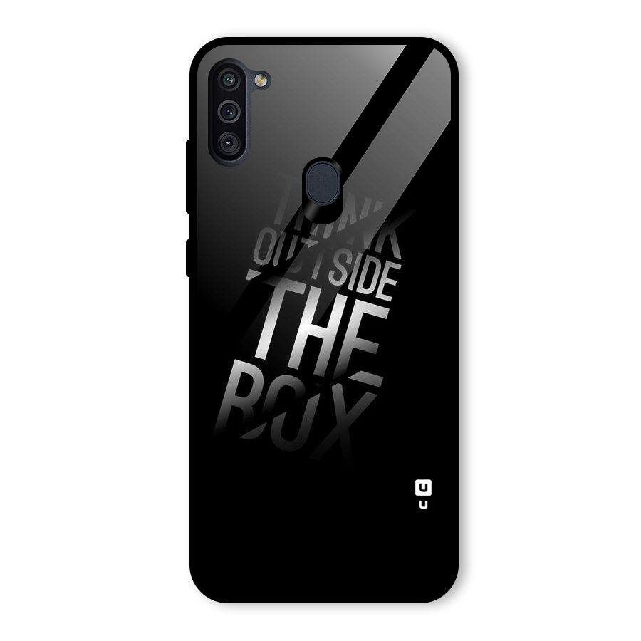 Outside The Box Glass Back Case for Galaxy M11