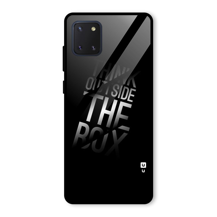 Outside The Box Glass Back Case for Galaxy Note 10 Lite