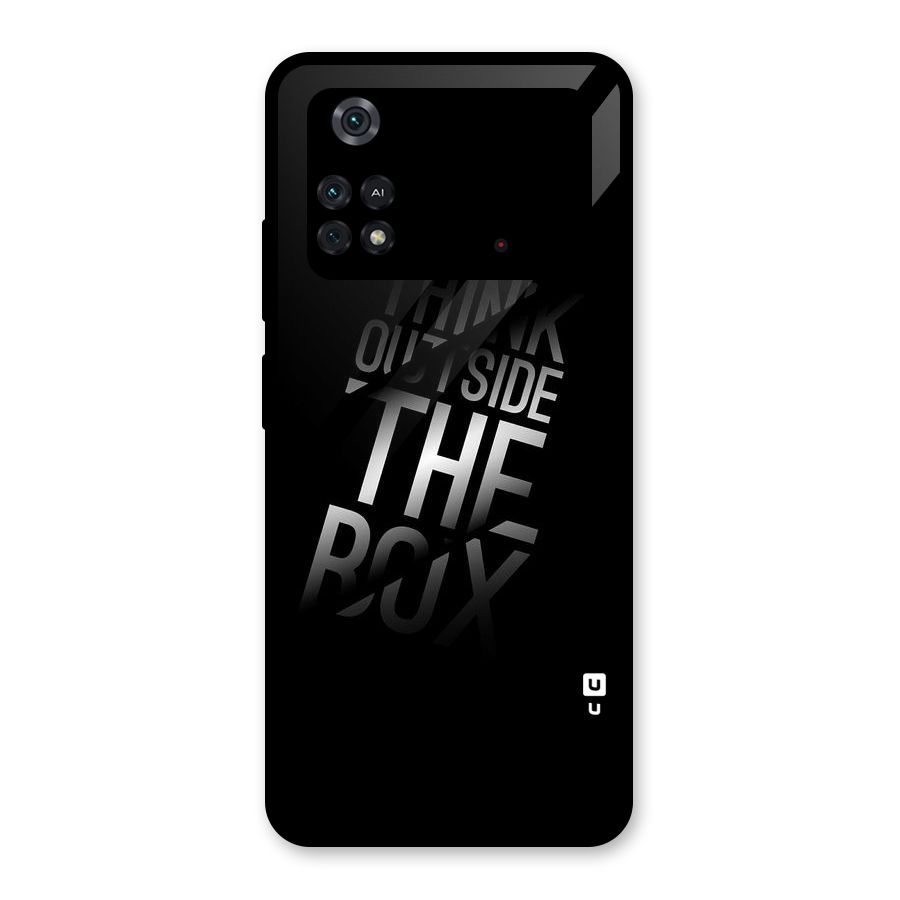 Outside The Box Glass Back Case for Poco M4 Pro 4G