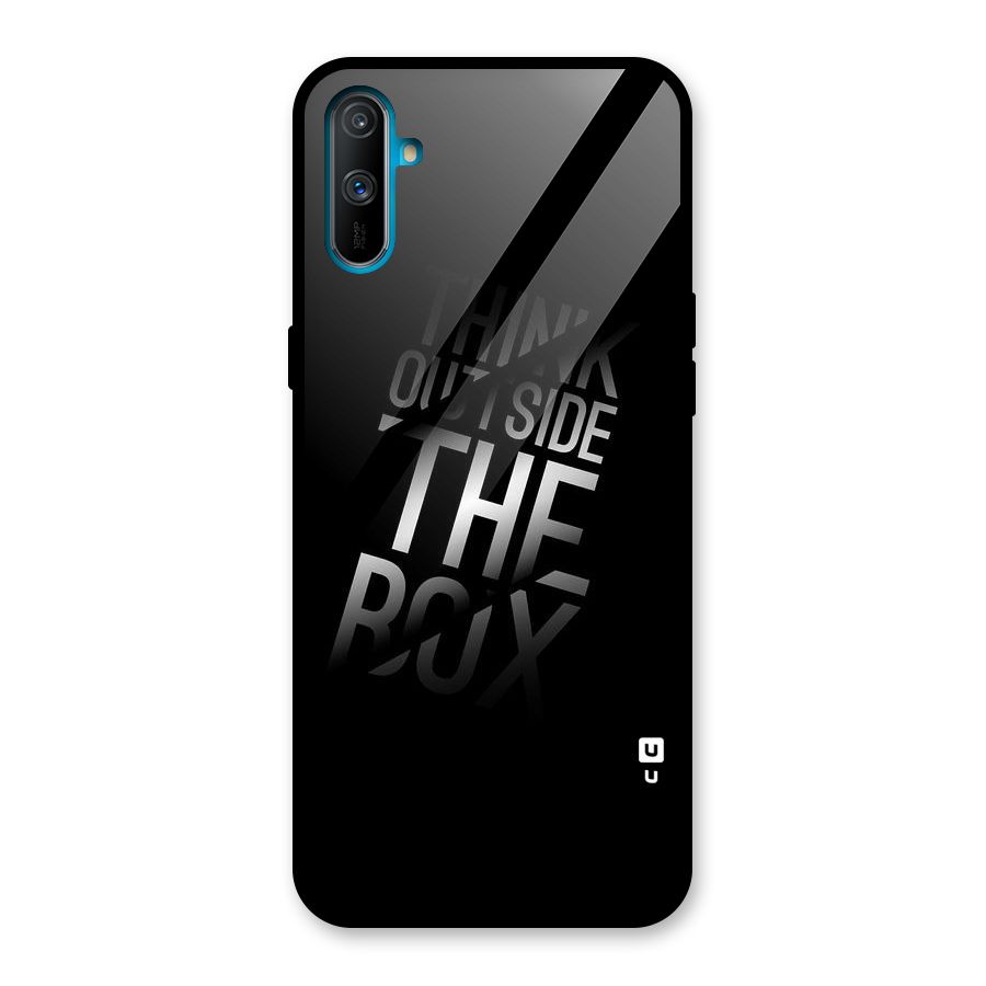 Outside The Box Glass Back Case for Realme C3