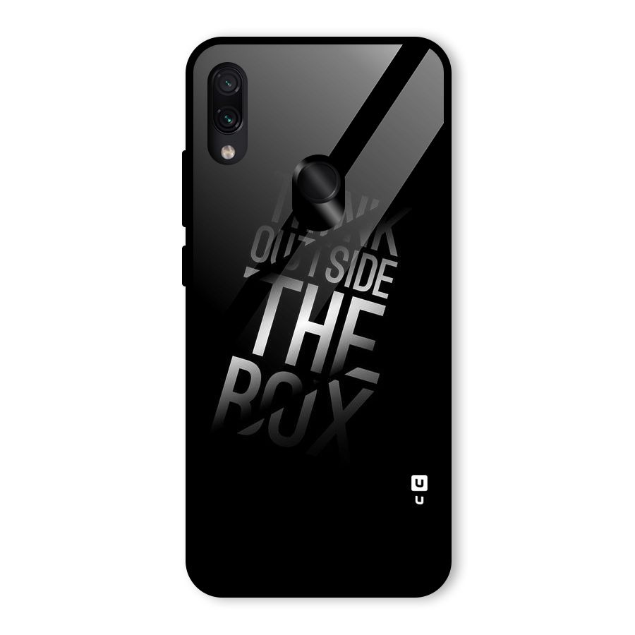 Outside The Box Glass Back Case for Redmi Note 7 Pro