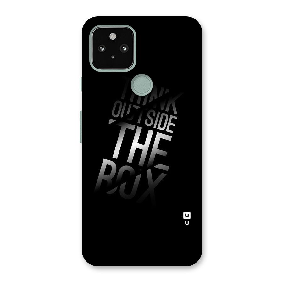 Outside The Box Thinking Back Case for Google Pixel 5