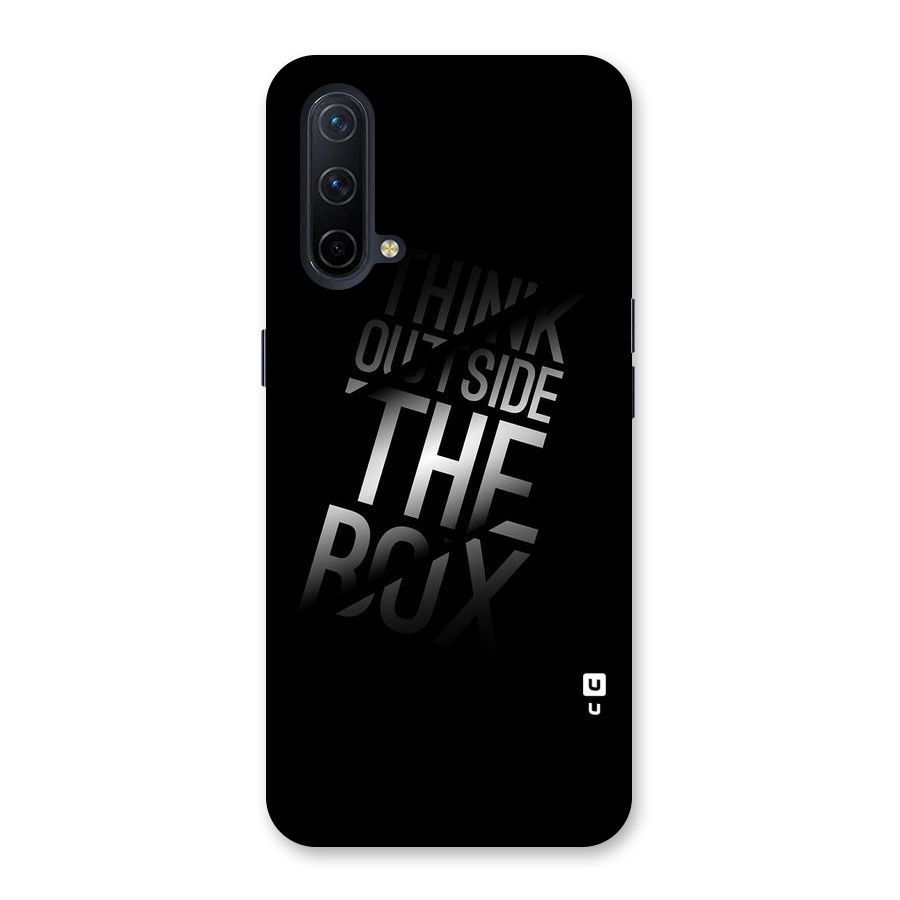 Outside The Box Thinking Back Case for OnePlus Nord CE 5G