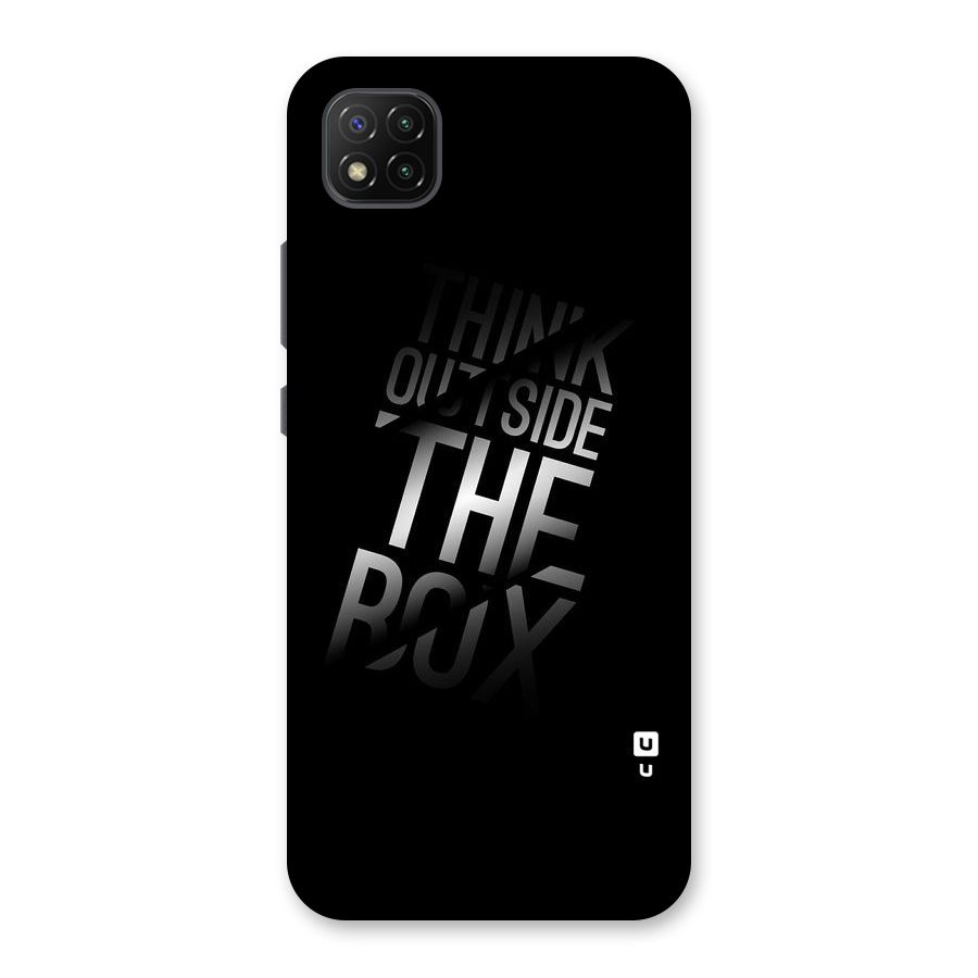 Outside The Box Thinking Back Case for Poco C3