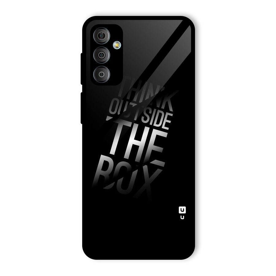 Outside The Box Thinking Glass Back Case for Galaxy F23