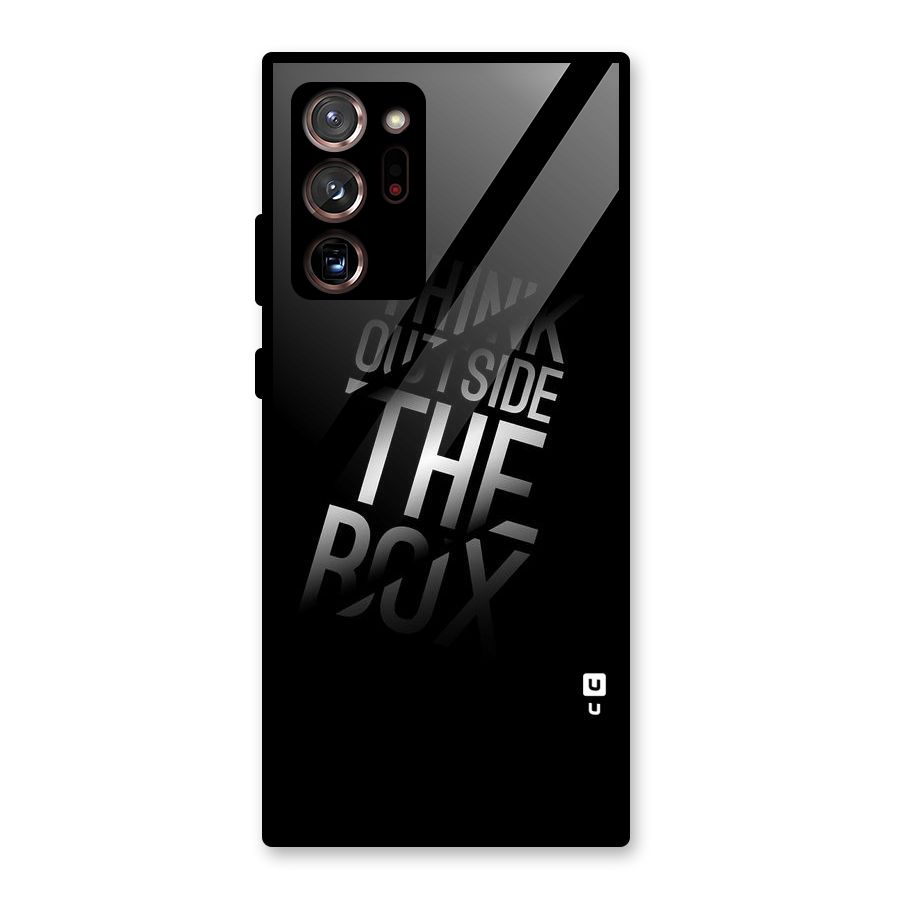 Outside The Box Thinking Glass Back Case for Galaxy Note 20 Ultra