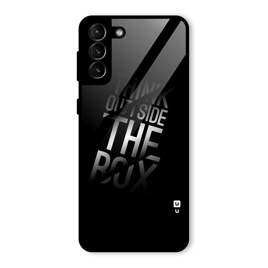 Outside The Box Thinking Glass Back Case for Galaxy S21 Plus