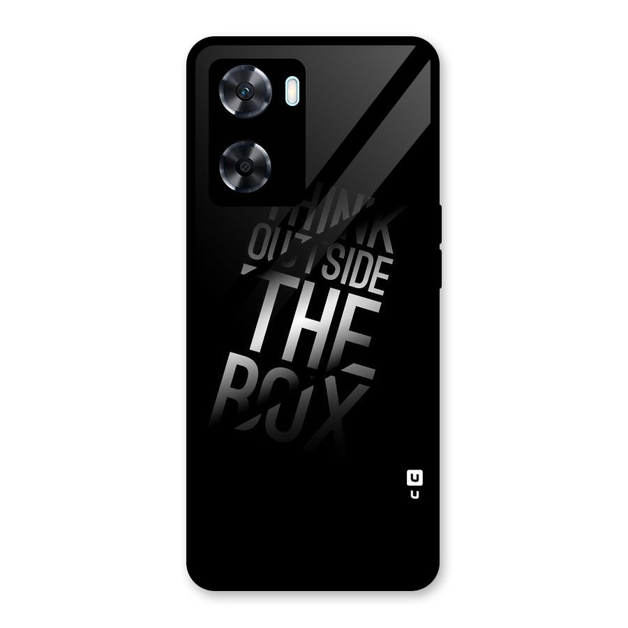 Outside The Box Thinking Glass Back Case for Oppo A77