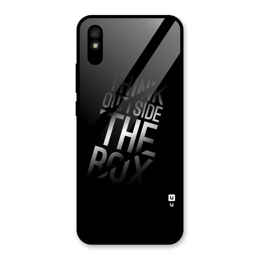 Outside The Box Thinking Glass Back Case for Redmi 9A